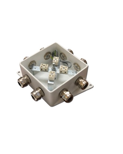 КМ-О (8к)-IP66-120х120, пять вводов: Коробка монтажная огнестойкая в Ангарске