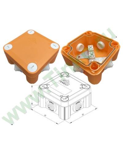 КМ-О-1010(П)(8к)-IP55: Коробка монтажная огнестойкая в Ангарске
