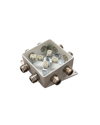 КМ-О (10к)-IP66-120х120, пять вводов: Коробка монтажная огнестойкая в Ангарске