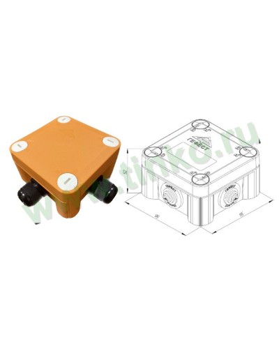 КМ-О-1010(П)(8к)-IP66(П6-12): Коробка монтажная огнестойкая в Ангарске