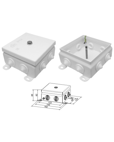 КМ IP55-1212. Коробка монтажная электротехническая. Гефест в Ангарске