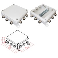 КМ IP66-2020, 12 вводов. Коробка монтажная электротехническая. Гефест