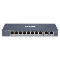 F-SW-EM410HPOE-VM. Коммутатор с POE. i-FLOW