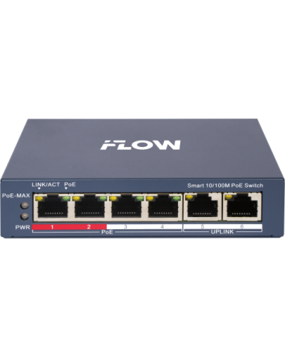 F-SW-EM206POE-VM. Коммутатор с POE. i-FLOW в Ангарске