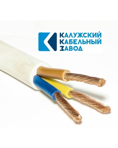 ПВС 3х10,0 белый ГОСТ ККЗ. Провод со скрученными жилами. ККЗ (Калужский Кабельный Завод) в Ангарске