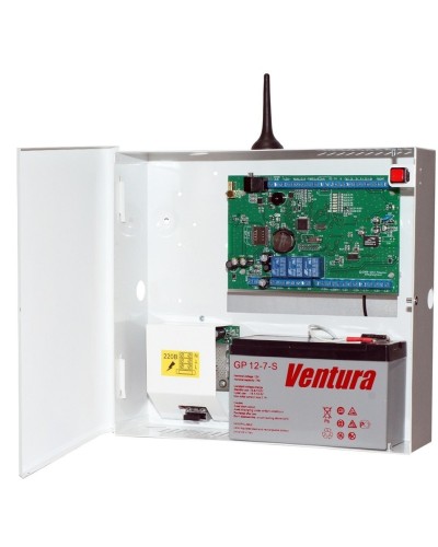 S632-2GSM-BK25-W (S632-2GSM-BK), Бокс-комплект под 7Ач, белый. Устройство оконечное объектовое приемно-контрольное c GSM коммуникатором. Проксима в Ангарске