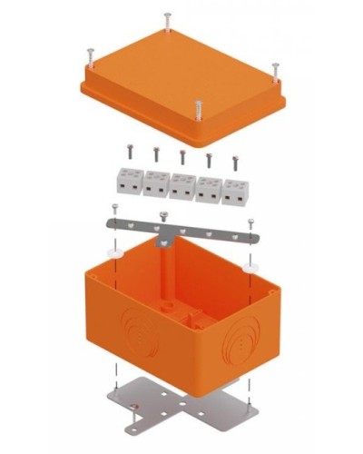 Коробка огнестойкая 150х110х90 E15-E120 для о/п (40-0351-FR6.0-10). Коробка огнестойкая для открытой установки. Промрукав в Ангарске