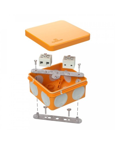 Коробка огнестойкая 80х80х40 (60-0210-FR6.0-4). Коробка огнестойкая для открытой установки. Промрукав в Ангарске
