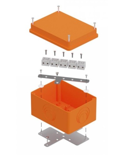 Коробка огнестойкая 150х110х90 E15-E120 для о/п (40-0351-FR1.5-10). Коробка огнестойкая для открытой установки. Промрукав в Ангарске