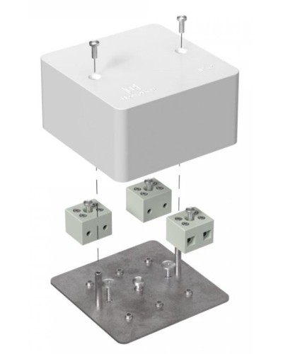 Коробка огнестойкая 103х103х45 (40-0470-FR2.5-6). Коробка огнестойкая для открытой установки. Промрукав в Ангарске