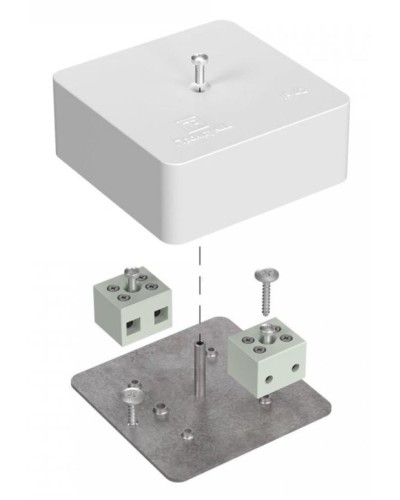 Коробка огнестойкая 75х75х30 (40-0450-FR2.5-4). Коробка огнестойкая для открытой установки. Промрукав в Ангарске