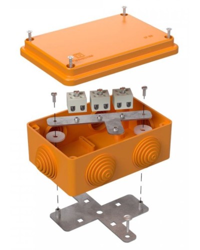Коробка огнестойкая 120х80х50 (40-0340-FR1.5-6). Коробка огнестойкая для открытой установки. Промрукав в Ангарске