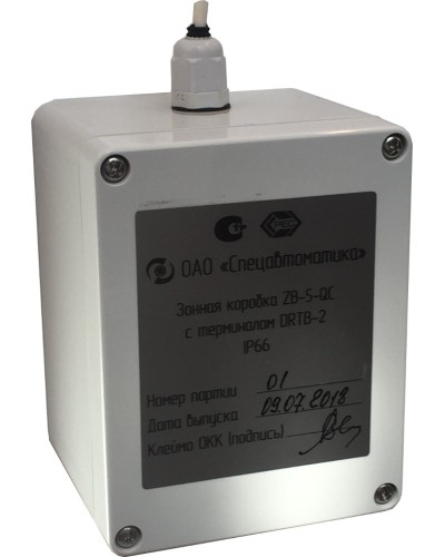 ZB-5-QC с DRTB-2 исп.01. Монтажная зонная коробка. Спецавтоматика, Москва в Ангарске