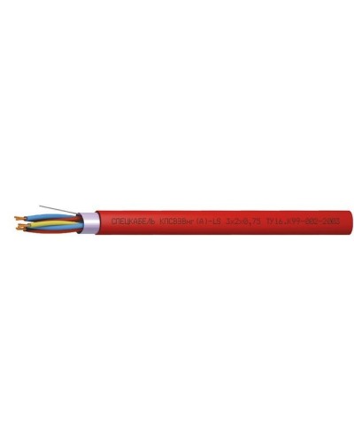 КПСВЭВнг(А)-LS 3х2х1,5 (Спецкабель). Кабель симметричный для систем сигнализации и управления, групповой прокладки, с пониженным дымо- и газовыделением. Спецкабель в Ангарске