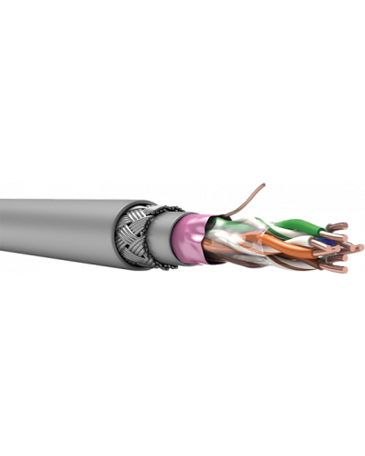 TechnoLAN F/UTP SWA PS Cat 5e ZH нг(A)-HF 2x2x0,52. Кабель «витая пара» (LAN) для структурированных систем связи. СПКБ-Техно в Ангарске