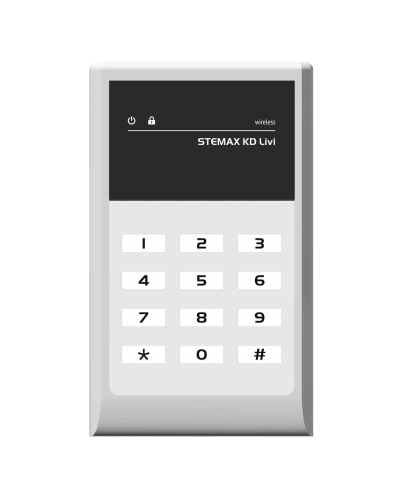 STEMAX KD Livi (серый). Беспроводная кнопочная кодовая панель. Стелс НПП в Ангарске