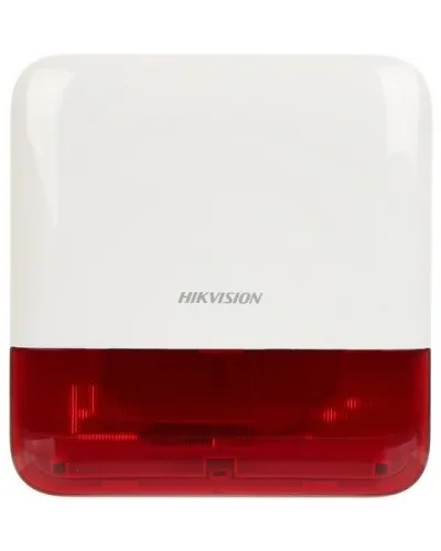DS-PS1-E-WE Red Indicator. Оповещатель свето-звуковой радиоканальный уличный. AX PRO Hikvision в Ангарске