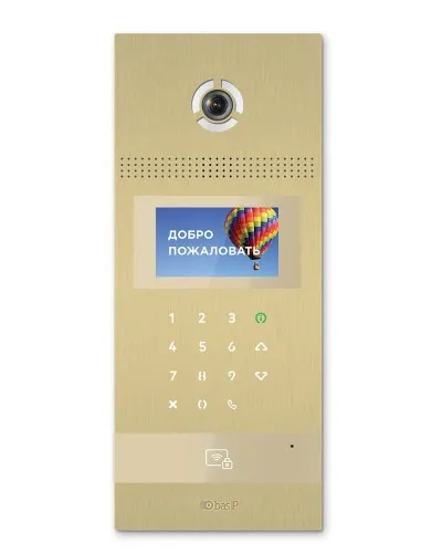 AA-12FB GOLD. Вызывная панель подъездного IP-домофона. BAS-IP в Ангарске