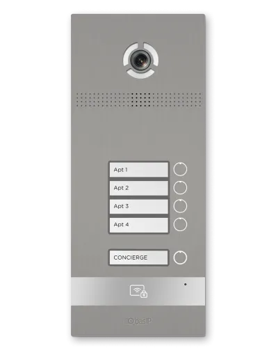 BI-04FB SILVER. Вызывная панель IP-домофона. BAS-IP в Ангарске