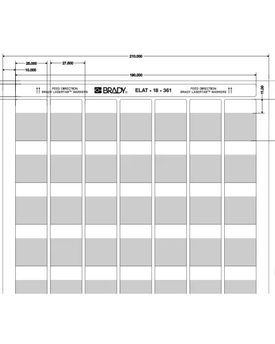 ELAT-18-361-2.5 (уп. 2500 шт.): Этикетка в Ангарске