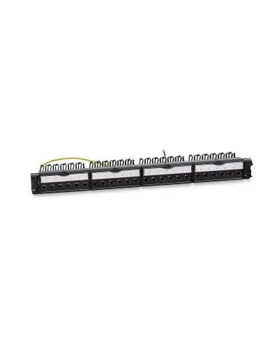 PL-24-KJ-RJ45-Cat.6a-SH-180T (11834c): Патч-панель 19" (1U), 24 порта RJ-45, категория 6a, полностью экранированная в Ангарске