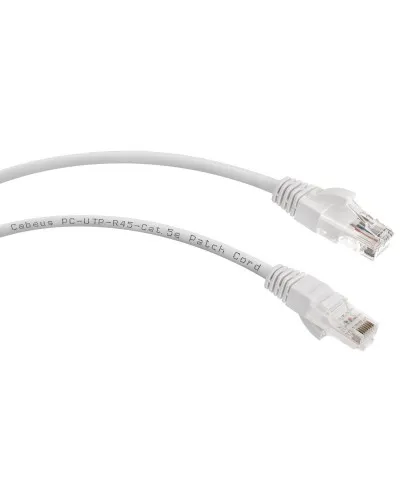PC-UTP-RJ45-Cat.6-5m-LSZH (8881c), серый. Патч-корд медный. CABEUS в Ангарске