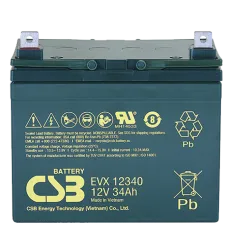 CSB EVX 12340. Аккумулятор герметичный свинцово-кислотный. CSB