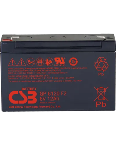 CSB GP 6120. Аккумулятор герметичный свинцово-кислотный. CSB в Ангарске