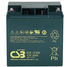 CSB EVX 12300. Аккумулятор герметичный свинцово-кислотный. CSB