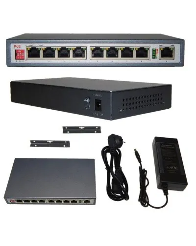 CO-SWP9C. Коммутатор 8-портовый  Gigabit Ethernet с PoE. ComOnyx в Ангарске