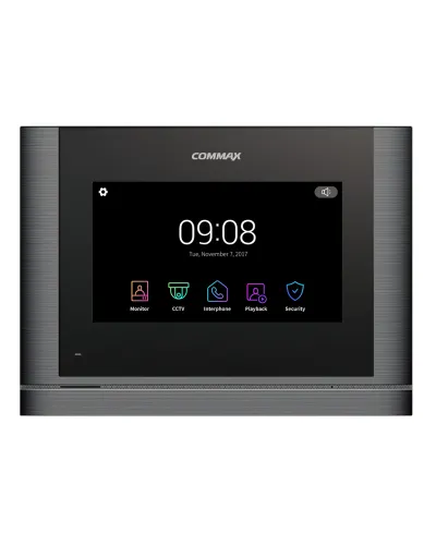 CDV-704MF/VZ (темное серебро) Black Smog. Монитор видеодомофона цветной. Commax в Ангарске