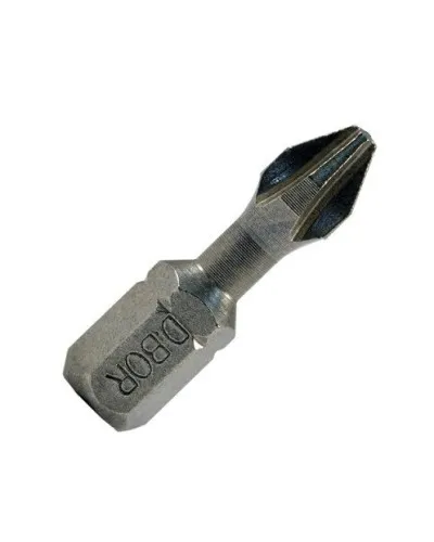 Биты Ph1x25 мм, Torsion, C 6,3 (10шт) (D-T-PH01-025-010). Биты фрезерованные. D.BOR в Ангарске