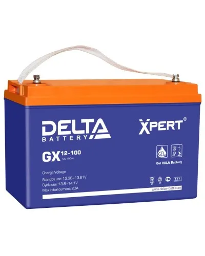 Delta GX 12-100. Аккумулятор герметичный свинцово-кислотный. Delta в Ангарске