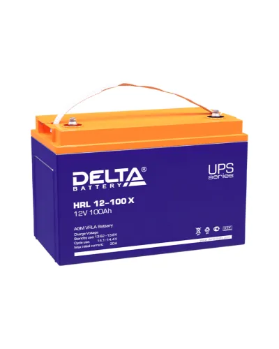 Delta HRL 12-100 X. Аккумулятор герметичный свинцово-кислотный. Delta в Ангарске