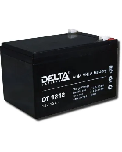 Delta DT 1212. Аккумулятор герметичный свинцово-кислотный. Delta в Ангарске