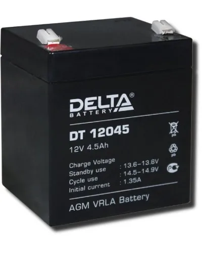 Delta DT 12045. Аккумулятор герметичный свинцово-кислотный. Delta в Ангарске
