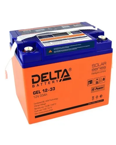 Delta GEL 12-33. Аккумулятор герметичный свинцово-кислотный. Delta в Ангарске