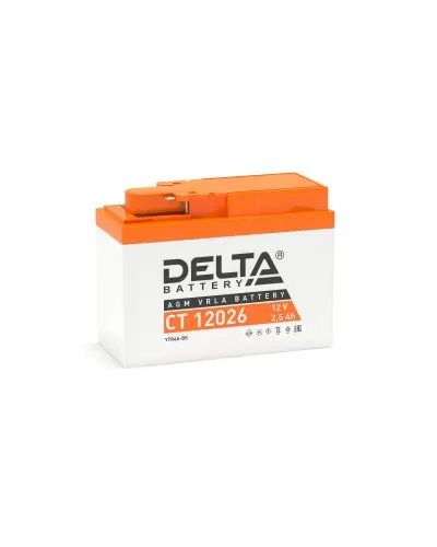 Delta CT 12026. Аккумулятор герметичный свинцово-кислотный стартерный. Delta в Ангарске