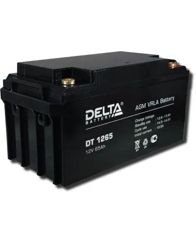 Delta DT 1265. Аккумулятор герметичный свинцово-кислотный. Delta в Ангарске
