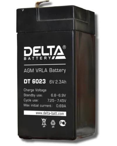 Delta DT 6023. Аккумулятор герметичный свинцово-кислотный. Delta в Ангарске