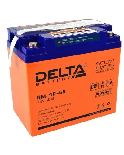 Delta GEL 12-55. Аккумулятор герметичный свинцово-кислотный. Delta в Ангарске