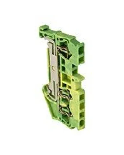 JXB-ST-2.5 3-проводная, земля, желто-зеленная (plc-jxb-st-2.5-3-pen). Колодка клеммная пружинная. EKF в Ангарске