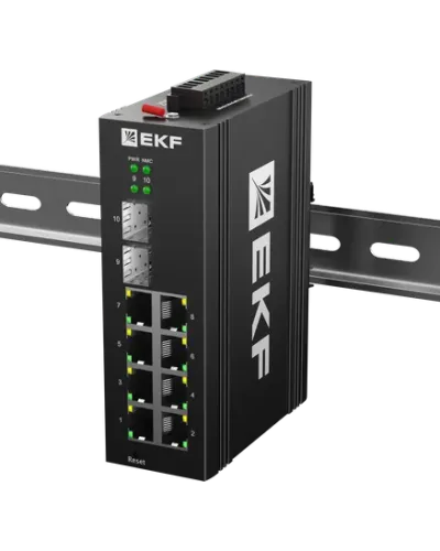 TSX-ML2-2GH/SFP-8GT. Промышленный управляемый коммутатор. EKF в Ангарске