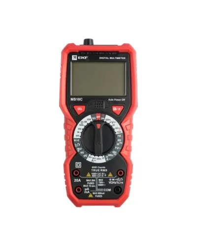 Мультиметр цифровой MS18C Expert (In-180701-pm18C). Мультиметр цифровой. EKF в Ангарске