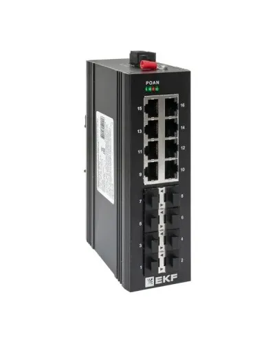 TSX-U-8GX/SFP-8GT. Промышленный неуправляемый коммутатор. EKF в Ангарске