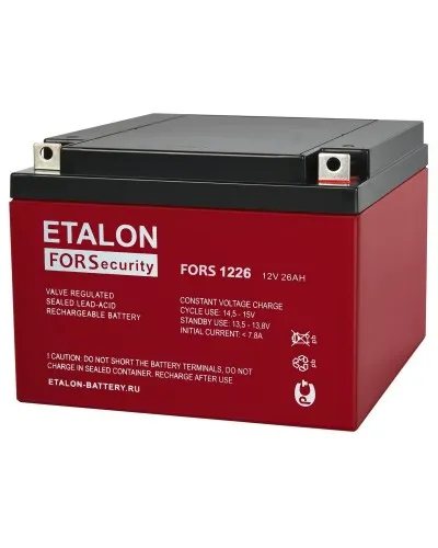 ETALON FORS 1226. Аккумулятор герметичный свинцово-кислотный. ETALON в Ангарске