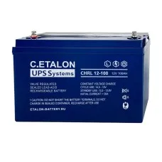 C.ETALON CHRL 12-100. Аккумулятор герметичный свинцово-кислотный. ETALON