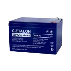 C.ETALON CHR 6-12. Аккумулятор герметичный свинцово-кислотный. ETALON