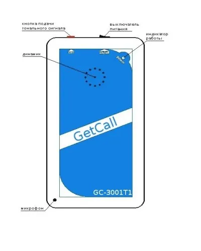 GC-3001T1. Переговорное устройство ремонтной связи. GETCALL в Ангарске