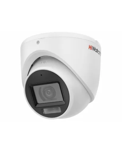 DS-T203A(B) (3.6мм). Бюджетная видеокамера мультиформатная купольная. HiWatch в Ангарске